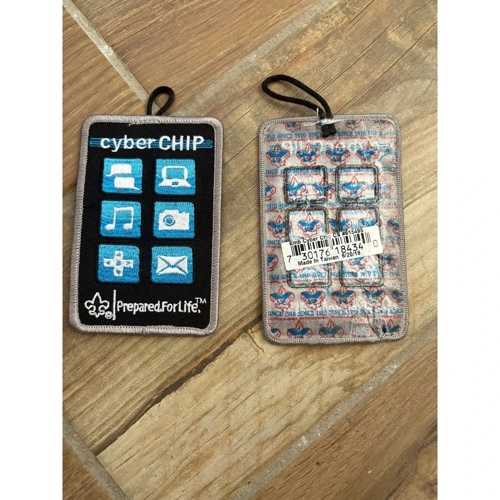 Cub Scout Cyper Chip patches- count‎ 2